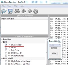 ECUFlash Rcolt Immob code